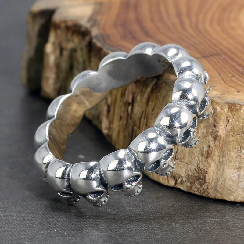 Metal Skulls Ring - Empire of the Gods