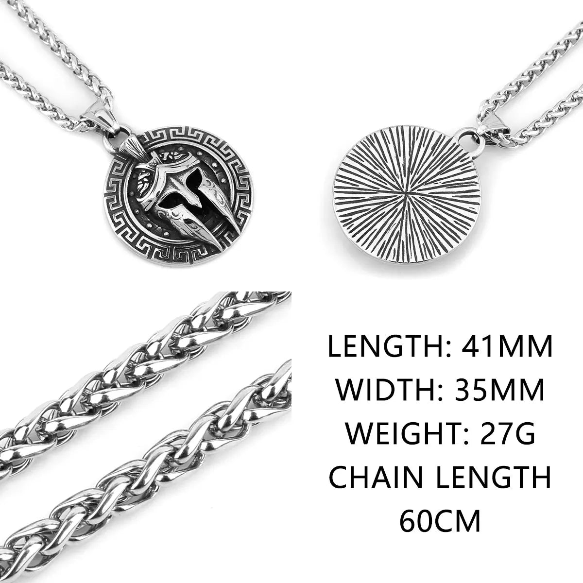 Spartan Warrior Necklace - Empire of the Gods