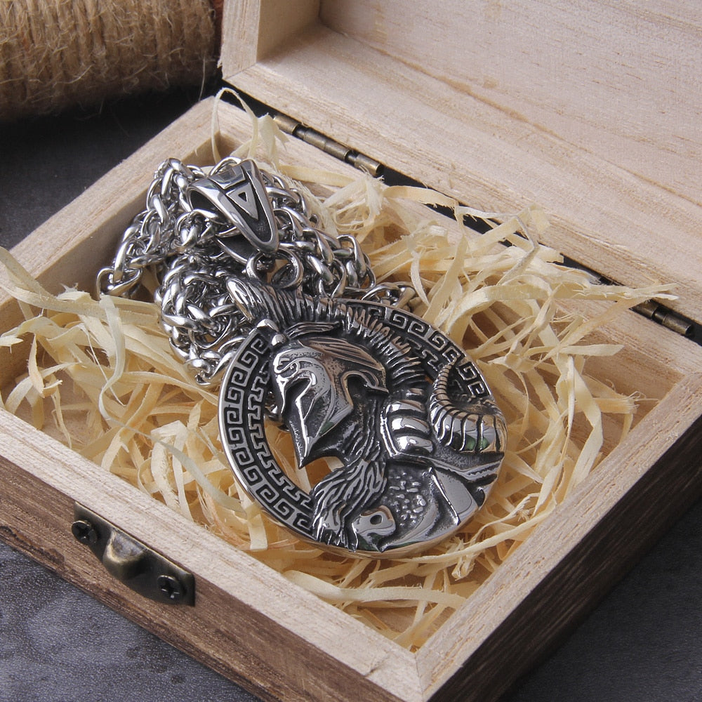 925S Spartan Warrior Necklace