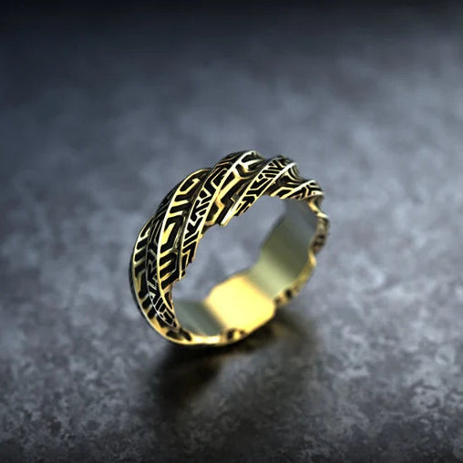 Geometric Twisted Ring - Empire of the Gods