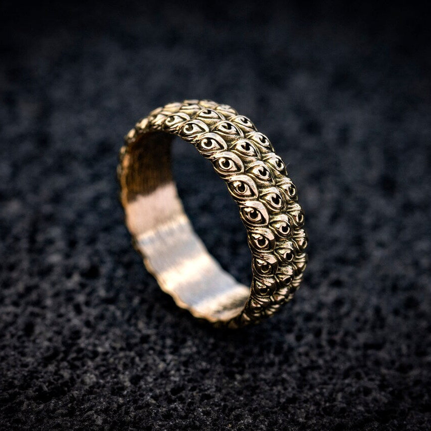 14K Evil Eyes Ring - Empire of the Gods