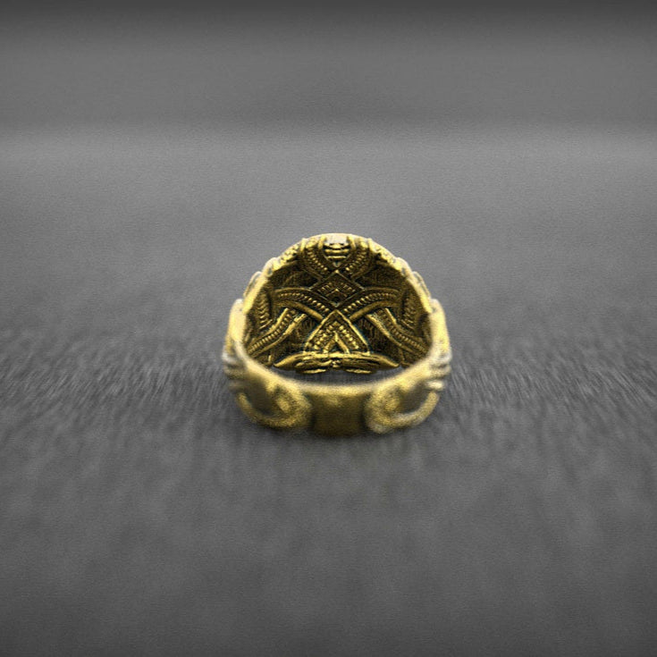 Biomech Skull Ring - Empire of the Gods