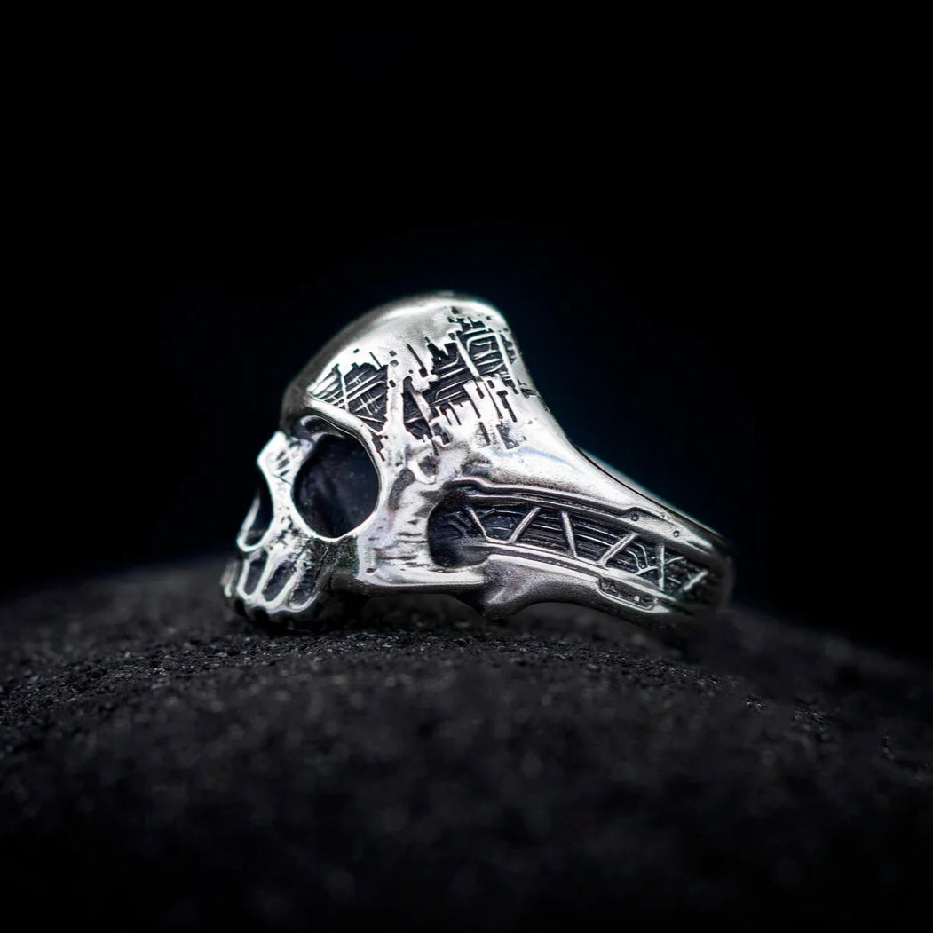 Cyborg Skull Ring - Empire of the Gods