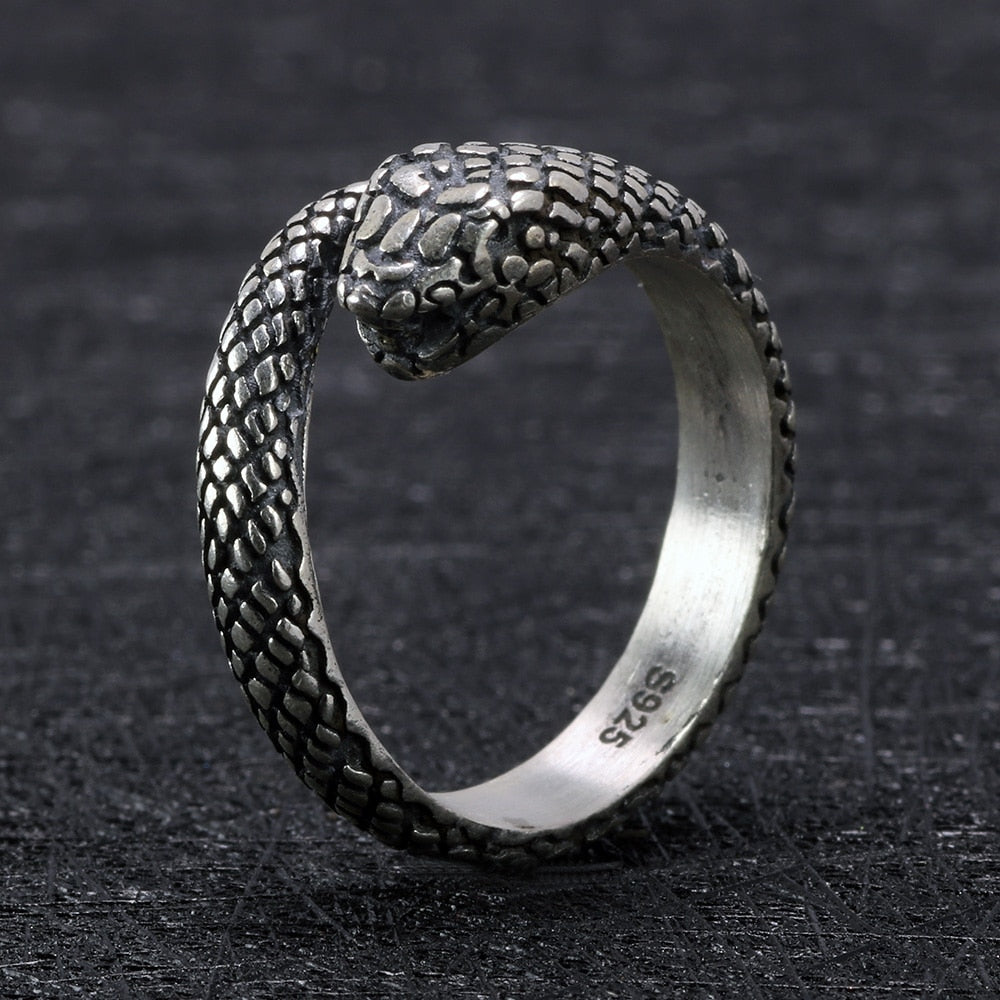 925 Sterling Silver Snake Ring