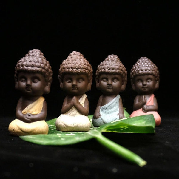 handpainted-ceramic-little-buddha-figurine-yellow-buddha-statue