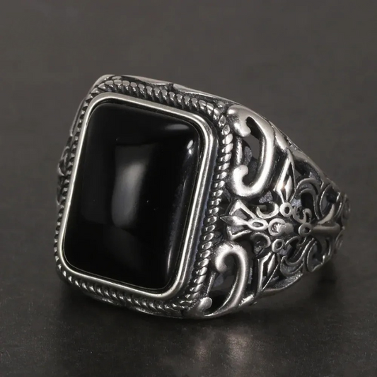Onyx Covenant Ring