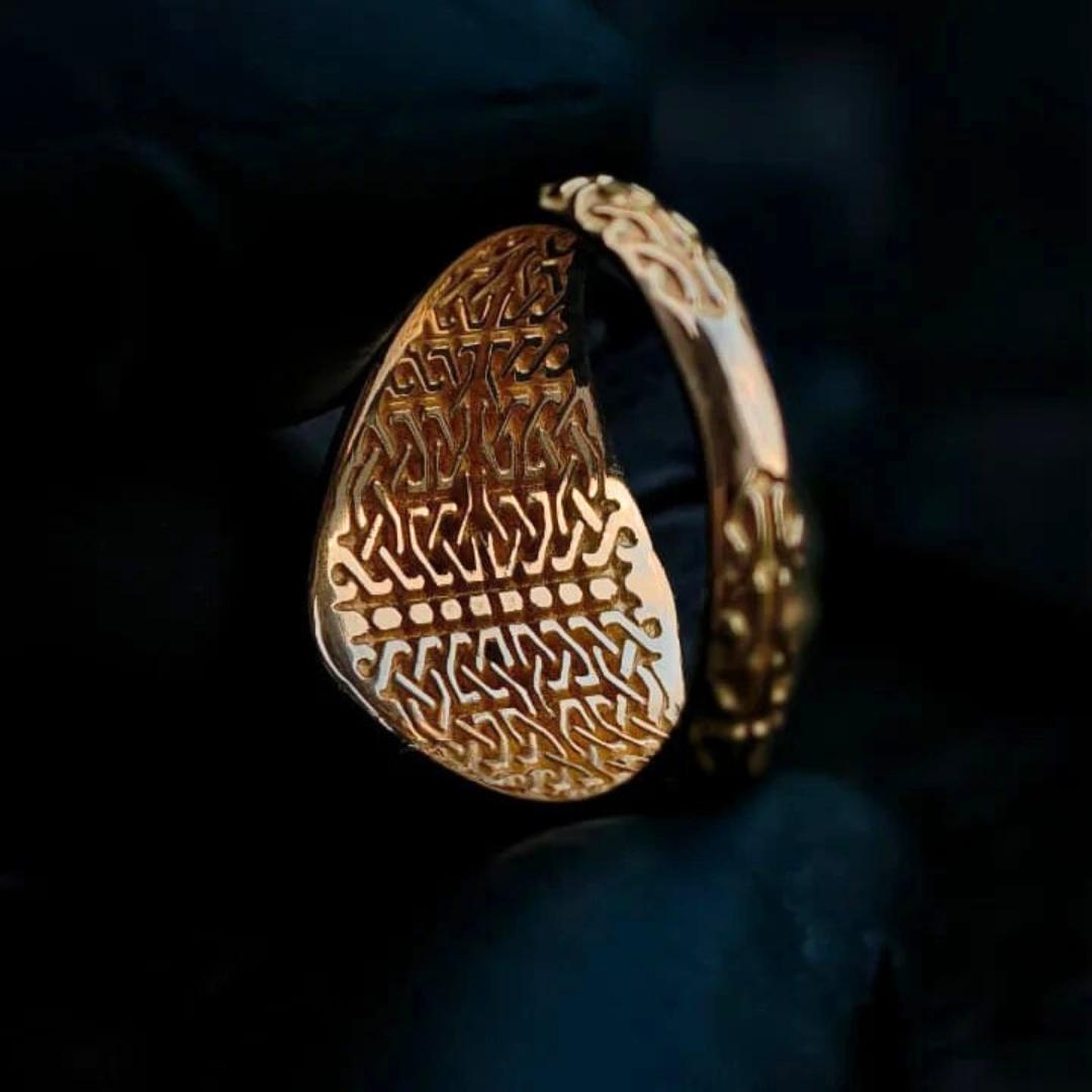 14K Draugr Skull Ring - Empire of the Gods