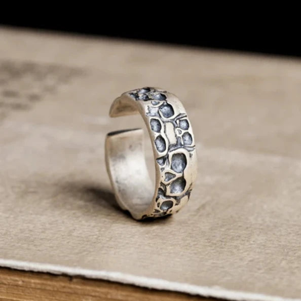 Silver Skulls Ring - Empire of the Gods