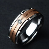 Diamond Tungsten Ring - Empire of the Gods