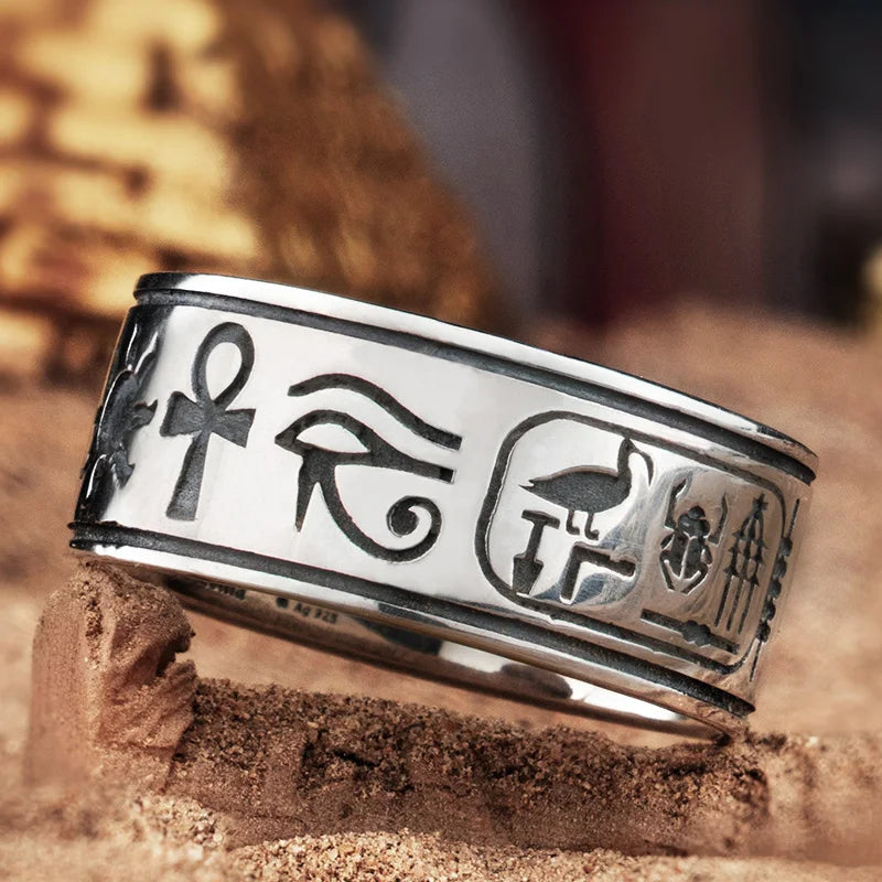 Hieroglyphs Ring - Empire of the Gods