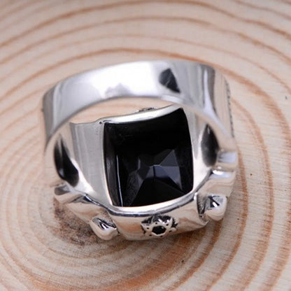 Crowned Onyx Ring - Empire of the Gods
