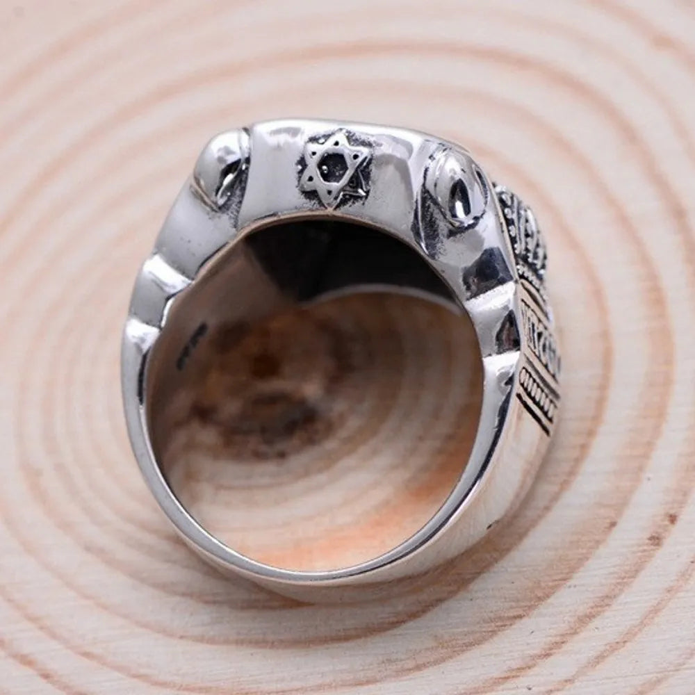 Crowned Onyx Ring - Empire of the Gods