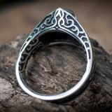 Celtic Engraved Moonstone Ring - Empire of the Gods