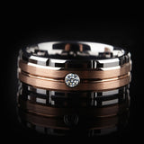 Diamond Tungsten Ring - Empire of the Gods