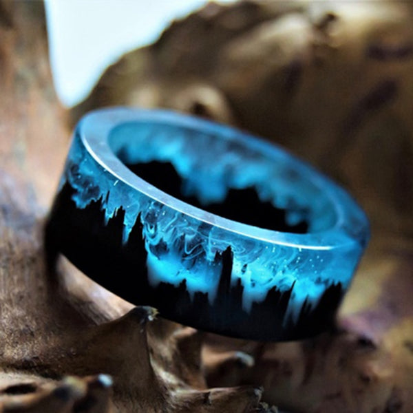 Blue Resin Ring - Empire of the Gods