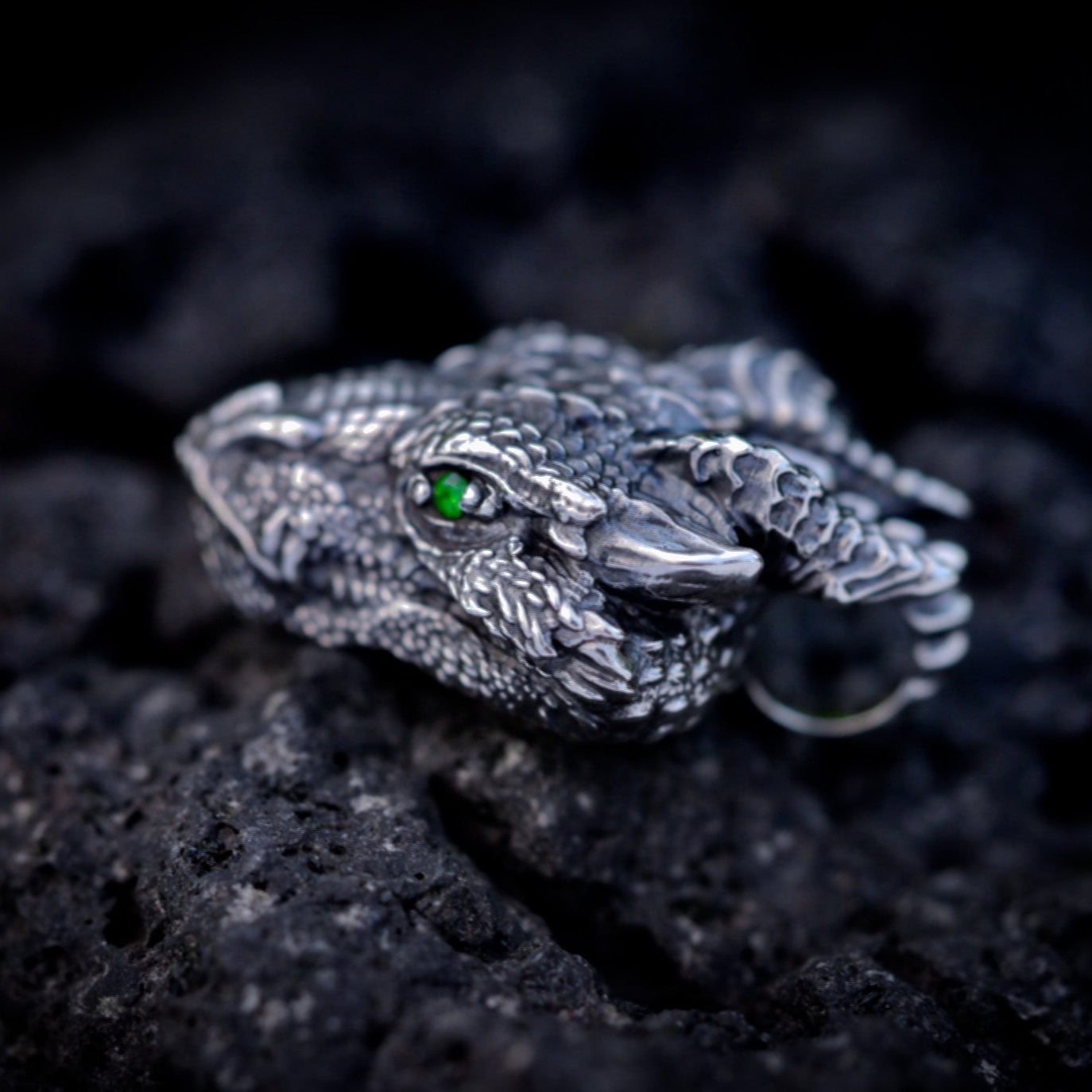 Silver Dragon Necklace - Empire of the Gods