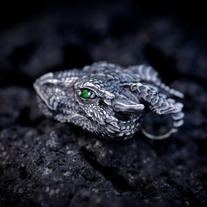 Silver Dragon Necklace - Empire of the Gods