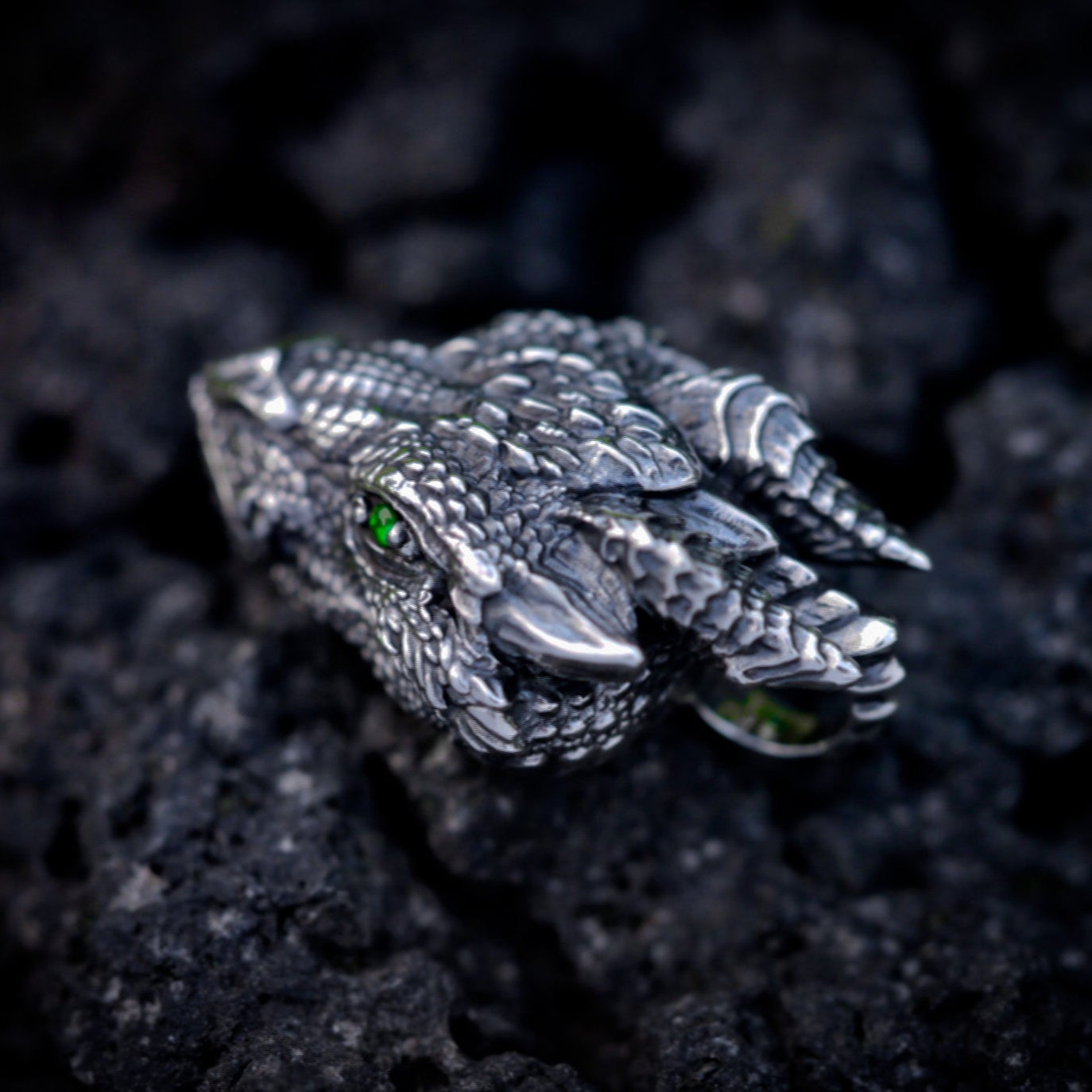 Silver Dragon Necklace - Empire of the Gods