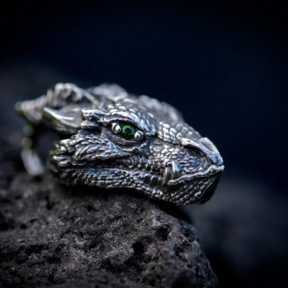 Silver Dragon Necklace - Empire of the Gods