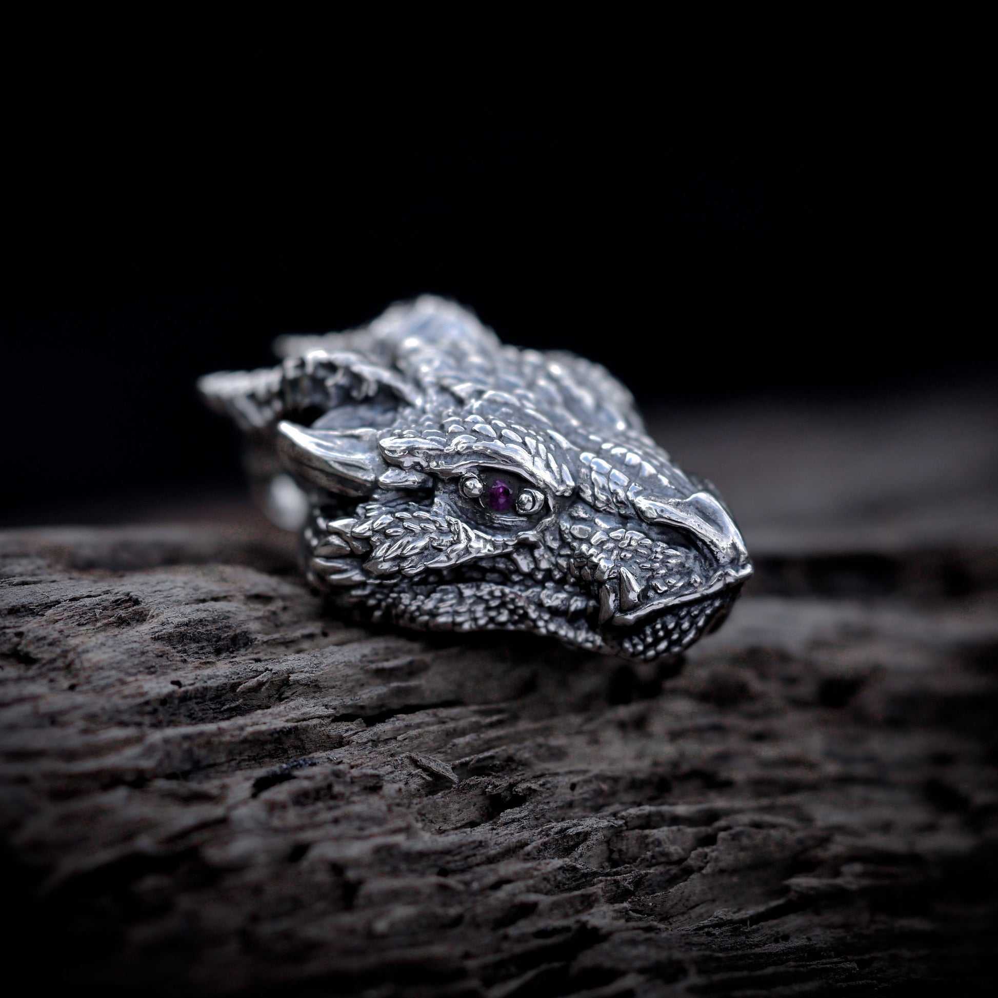 Silver Dragon Necklace - Empire of the Gods