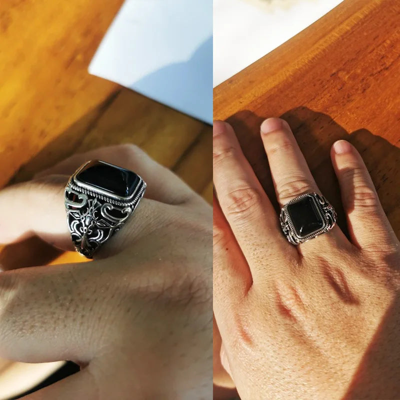 Onyx Covenant Ring - Empire of the Gods