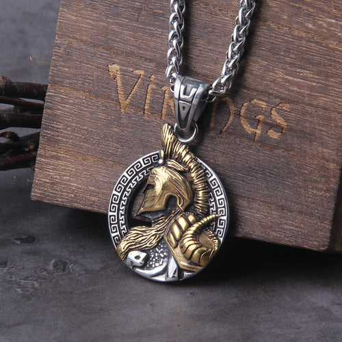 925S Spartan Warrior Necklace - Empire of the Gods