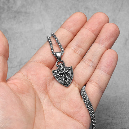Cross Shield Necklace - Empire of the Gods