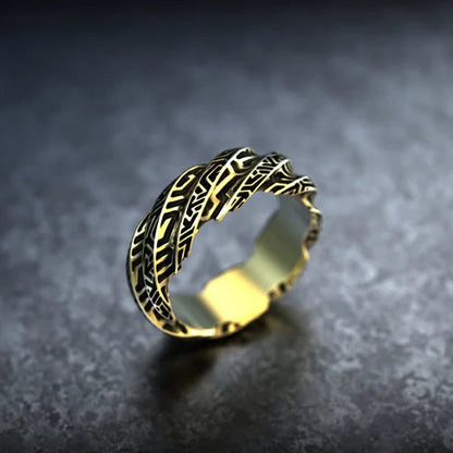 Geometric Twisted Ring - Empire of the Gods