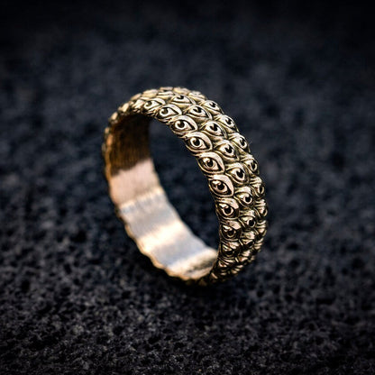 14K Evil Eyes Ring - Empire of the Gods