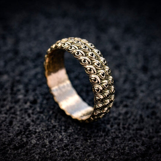 14K Evil Eyes Ring - Empire of the Gods