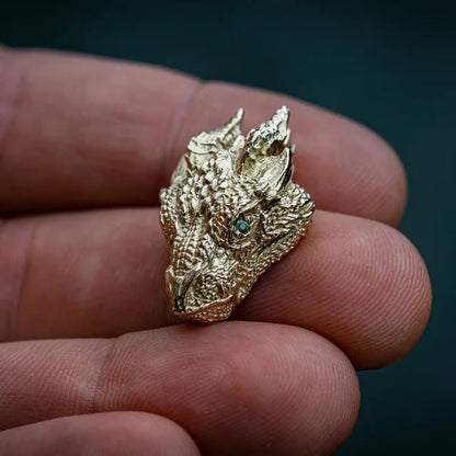 14K Dragon Necklace - Empire of the Gods