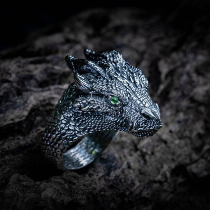 Silver Dragon Ring - Empire of the Gods