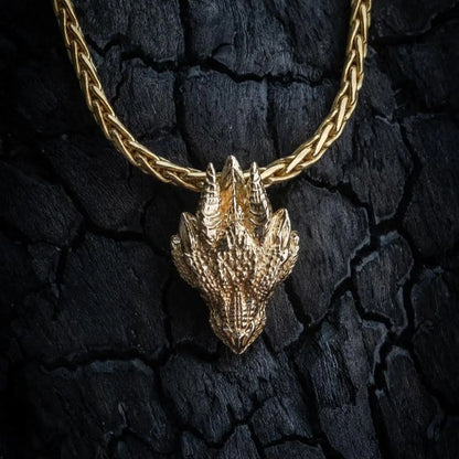 14K Dragon Necklace - Empire of the Gods