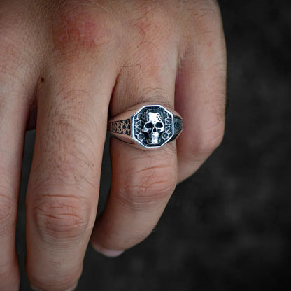Skull Signet Ring - Empire of the Gods