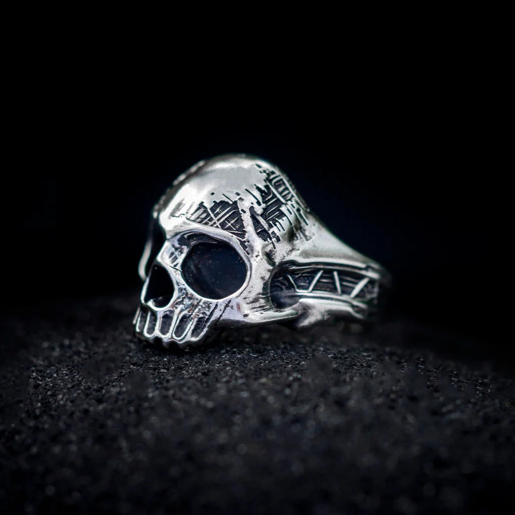Cyborg Skull Ring - Empire of the Gods