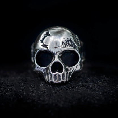 Cyborg Skull Ring - Empire of the Gods