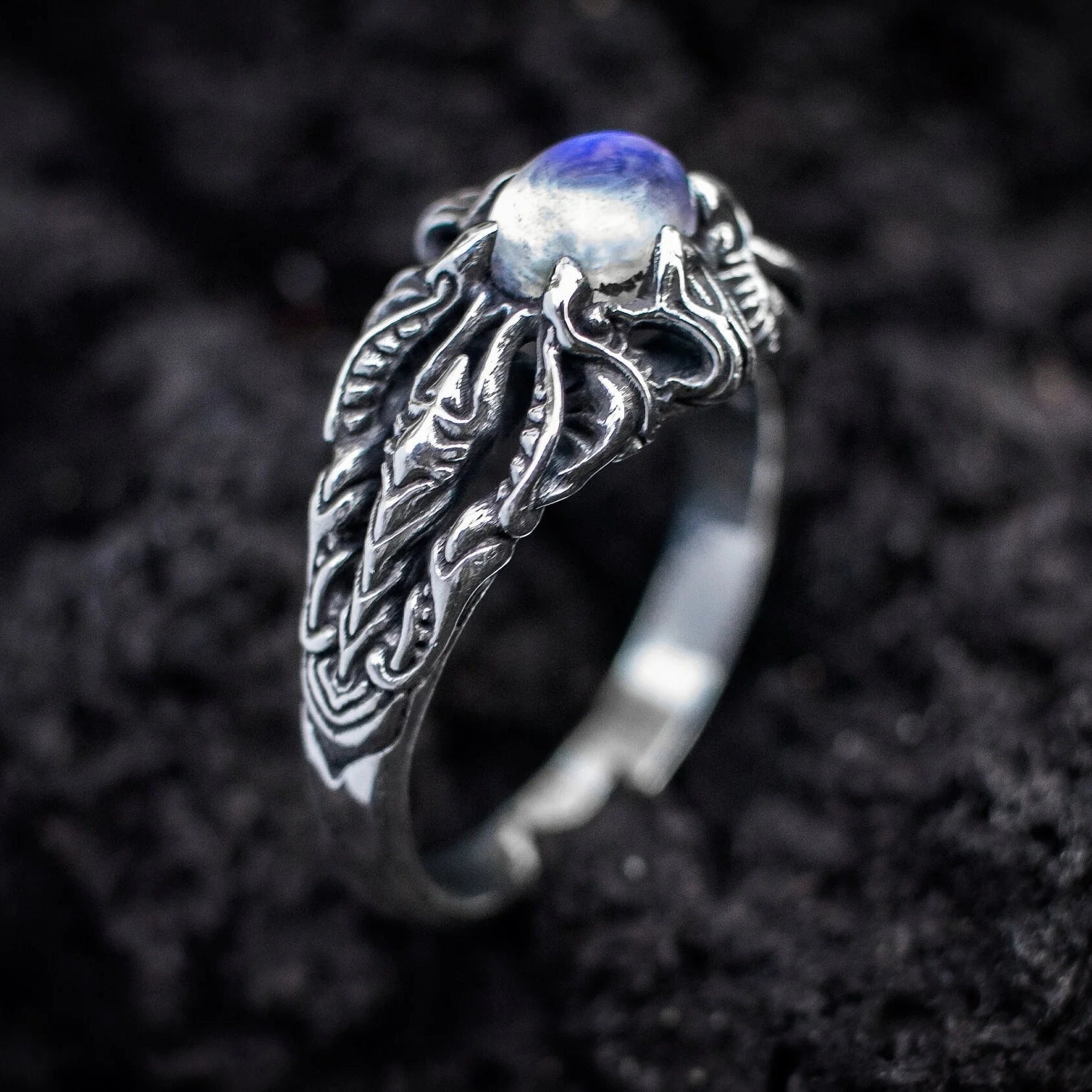 Elven Moonstone Ring - Empire of the Gods
