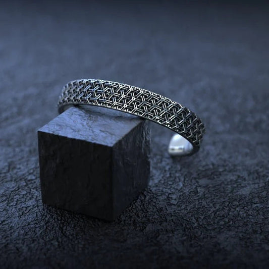 Geometric Armor Bangle - Empire of the Gods