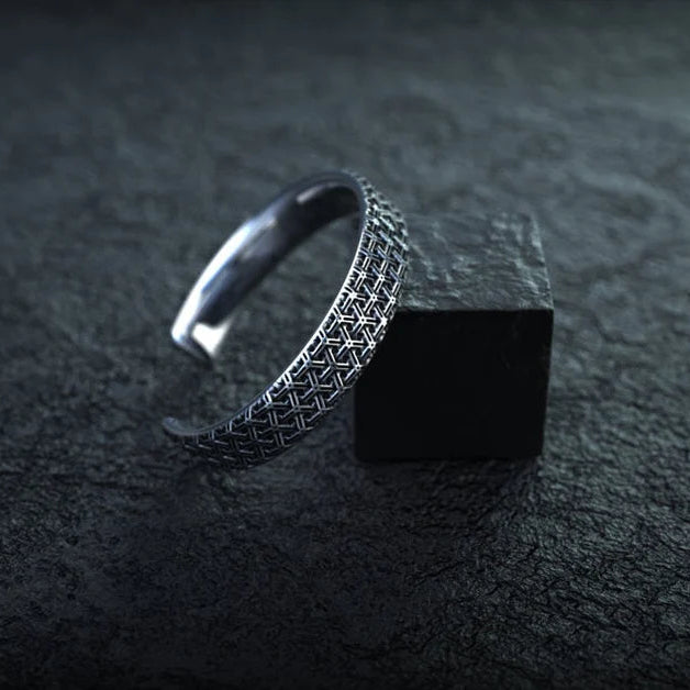 Geometric Armor Bangle - Empire of the Gods