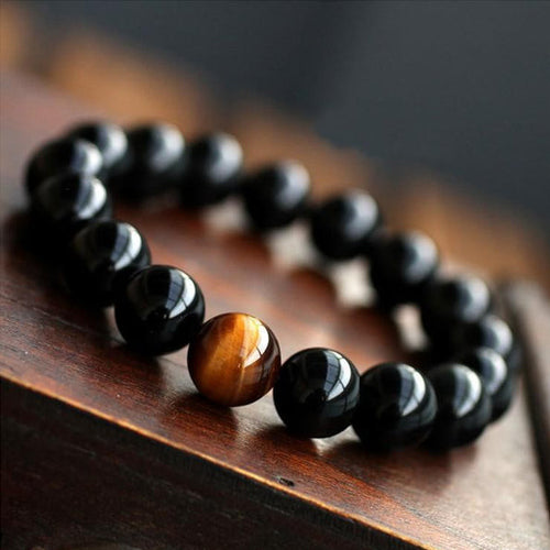 Onyx & Tiger Eye Bracelet - Empire of the Gods