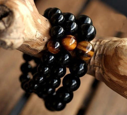Onyx & Tiger Eye Bracelet - Empire of the Gods