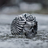 Valknut Skull Ring - Empire of the Gods