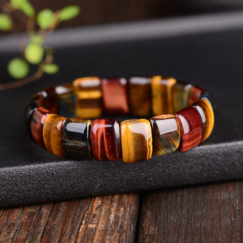 Colorful Tiger Eye Bracelet - Empire of the Gods