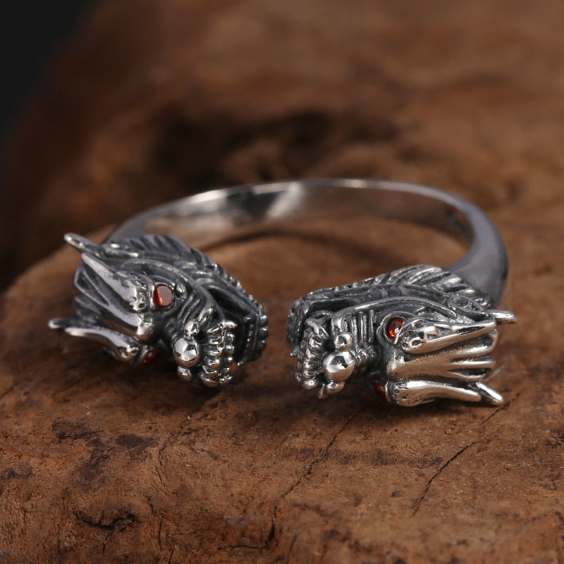Twin Dragons Ring - Empire of the Gods