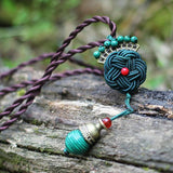 Chinese Knot Peacock Pendant Necklace - Empire of the Gods