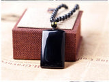 Obsidian Bamboo Necklace - Empire of the Gods