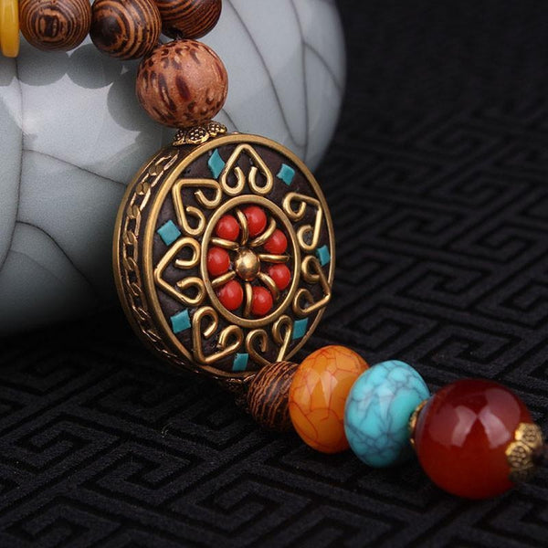 Nepali Lotus Flower Necklace - Empire of the Gods