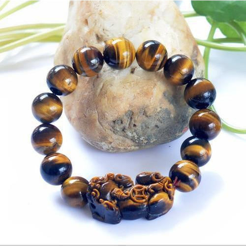 Tiger Eye Foo Dog Bracelet - Empire of the Gods