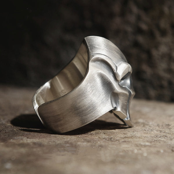 Evil Spartan Mask Ring - Empire of the Gods