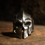 Evil Spartan Mask Ring - Empire of the Gods